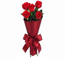 Букет 5 Красных роз Эдлесс Лав в Идрице