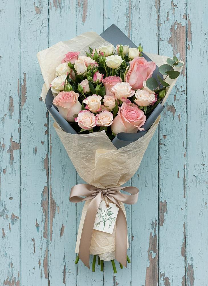 Букет цветов из: Розы в Идрице