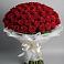 Букет 101 Красная роза Блэк Мэджик в Идрице