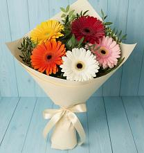 Букет цветов из:  Герберы в Идрице