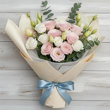 Букет цветов из:  Лизиантусы #REPLACE_PRED# Идрице