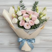 Букет цветов из:  Лизиантусы в Идрице