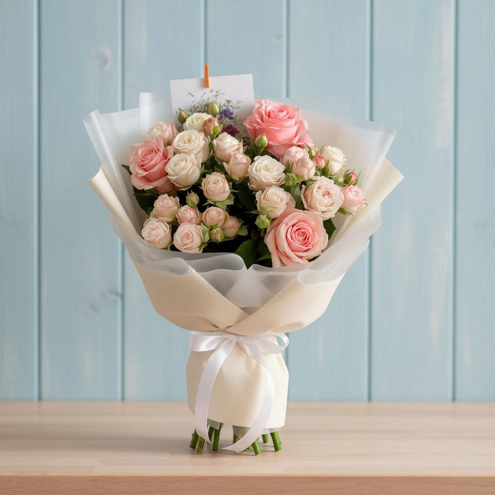 Букет цветов из: Розы в Идрице