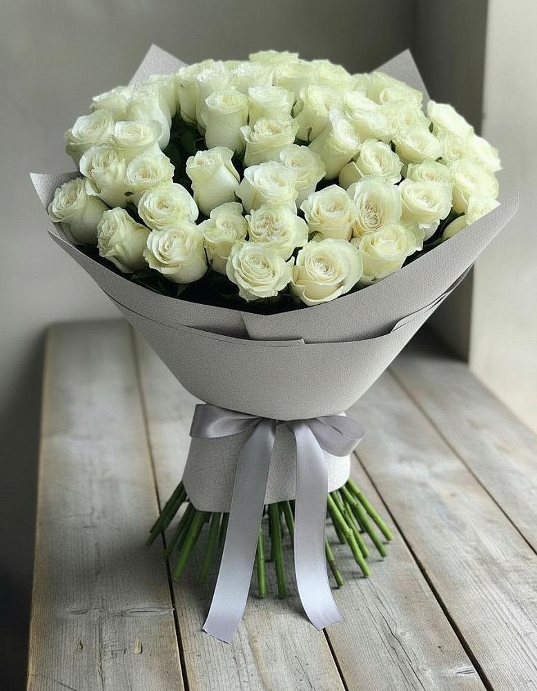 Букет 35 Белых роз в Идрице