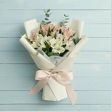 Букет цветов из:  Альстромерии #REPLACE_PRED# Идрице