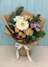 Букет цветов из:  Герберы и Хризантемы в Идрице