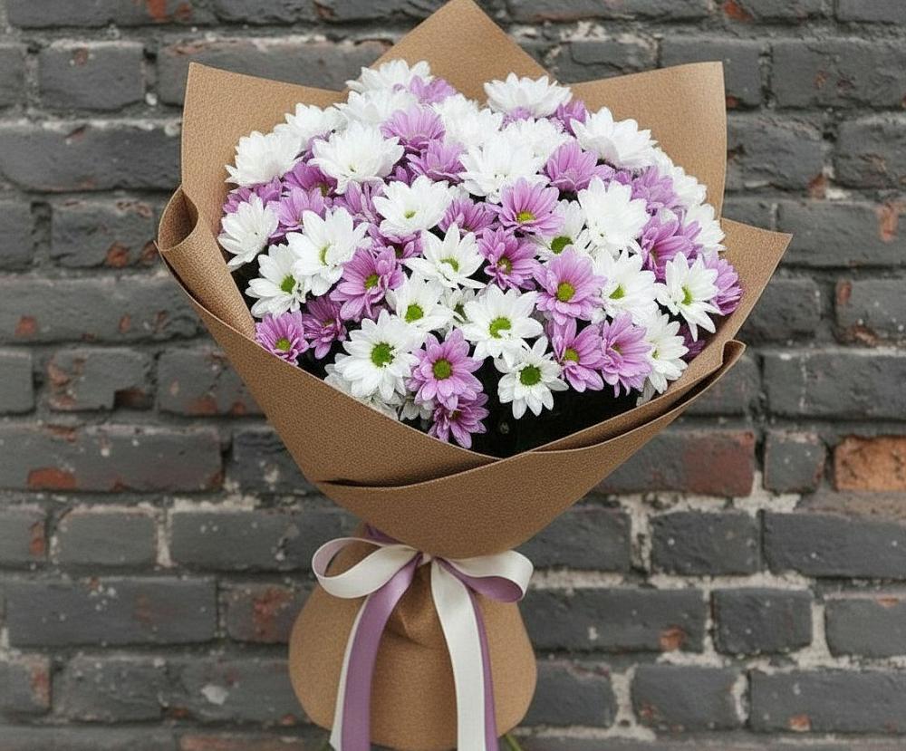 Букет цветов из: Хризантемы в Идрице