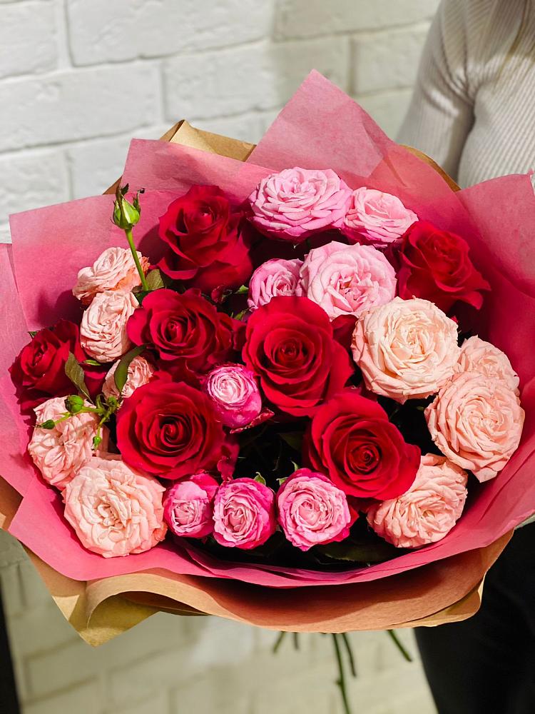 Букет цветов из: Розы в Идрице