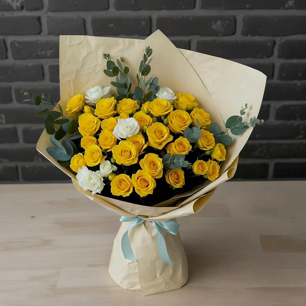 Букет цветов из: Розы в Идрице