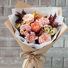 Букет цветов из:  Гвоздики, Хризантемы и Розы #REPLACE_PRED# Идрице