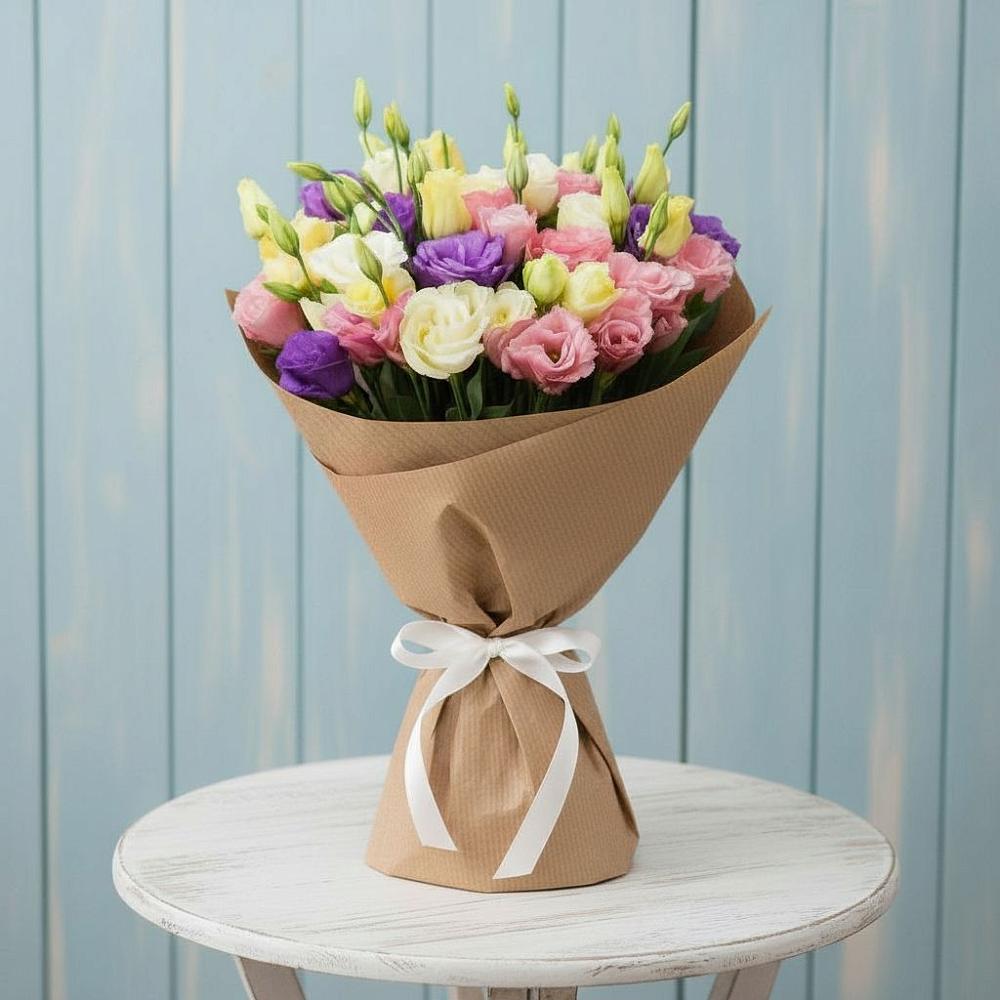 Букет цветов из: Лизиантусы в Идрице