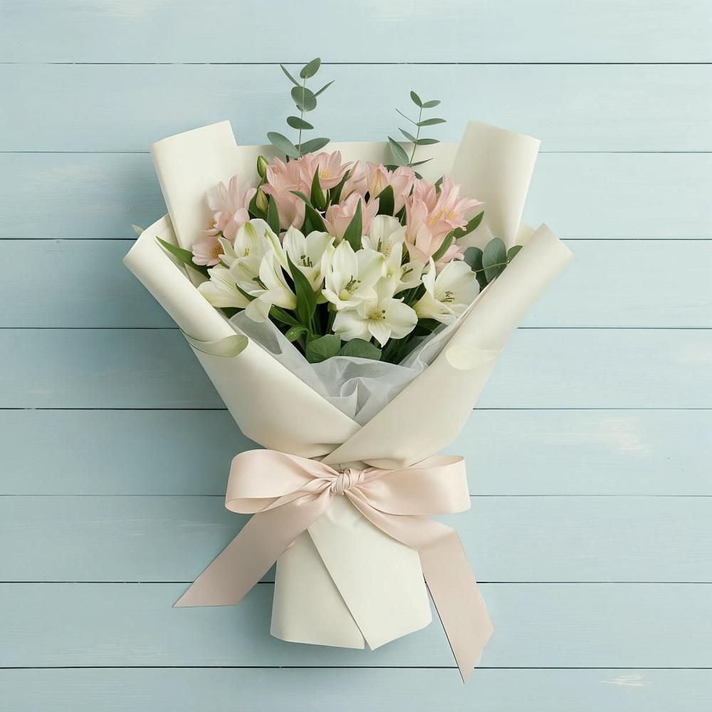 Букет цветов из: Альстромерии в Идрице