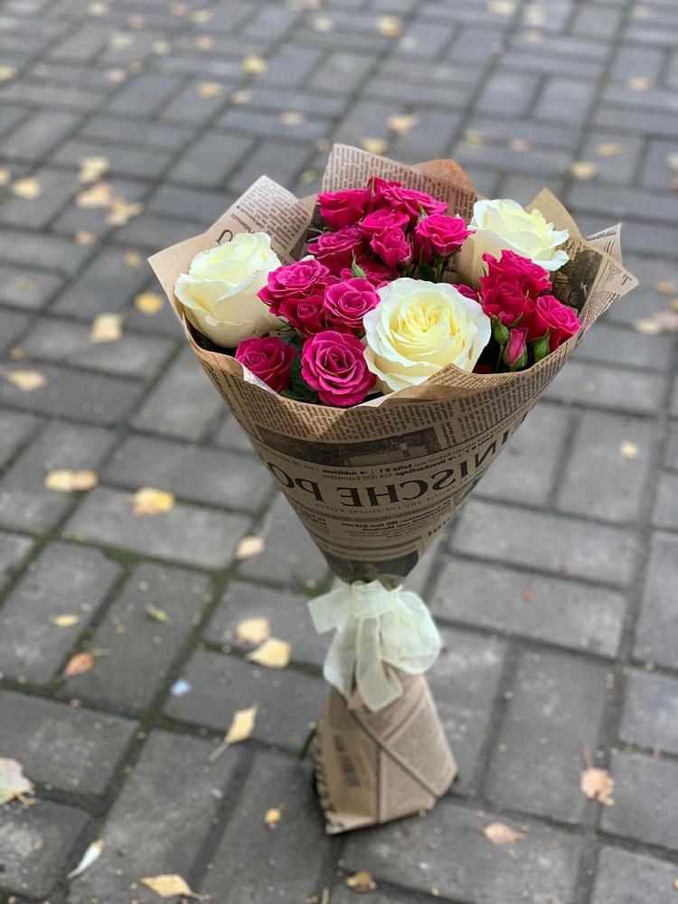 Букет цветов из: Розы в Идрице