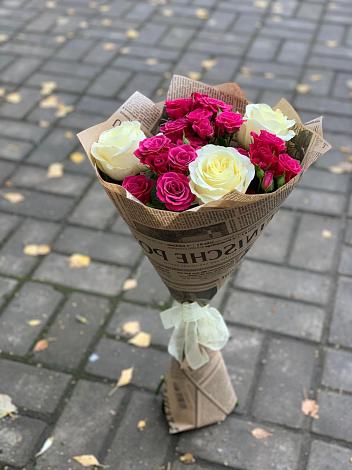 Букет цветов из: Розы в Идрице