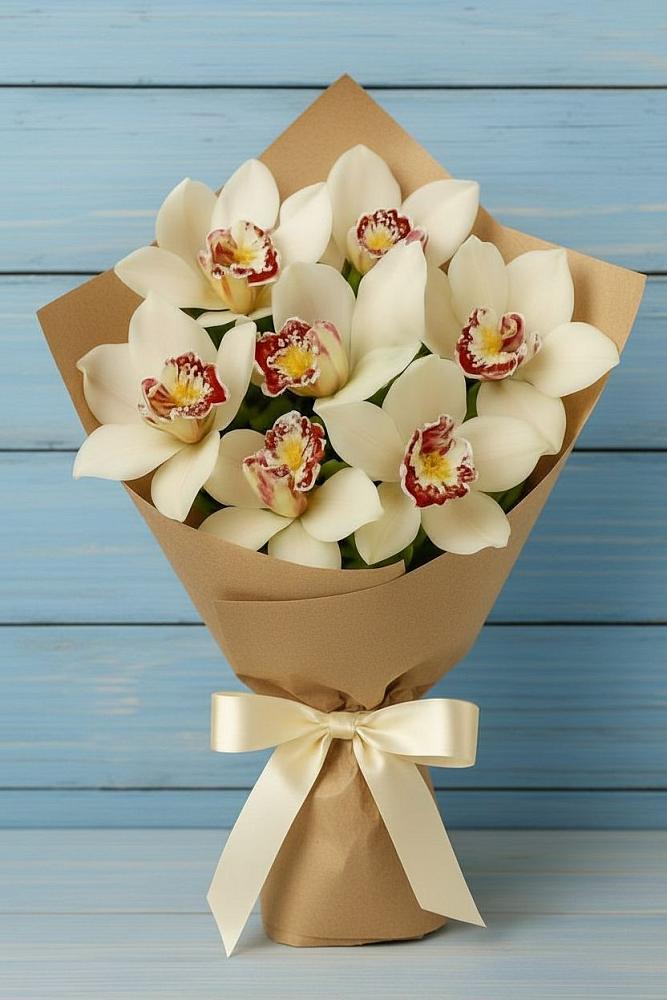 Букет цветов из: Орхидеи и Розы в Идрице