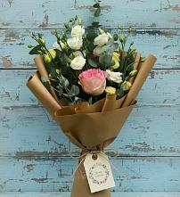 Букет цветов из:  Розы и Лизиантусы в Идрице