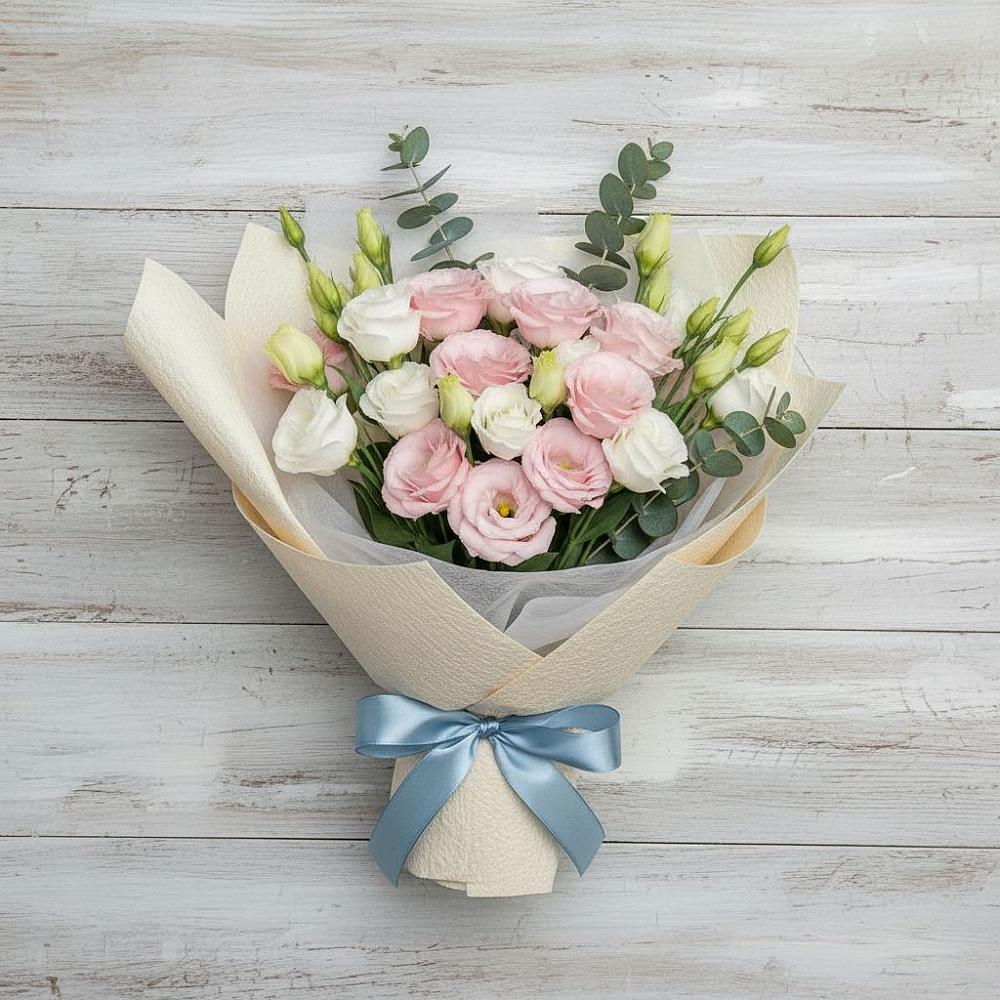 Букет цветов из: Лизиантусы в Идрице